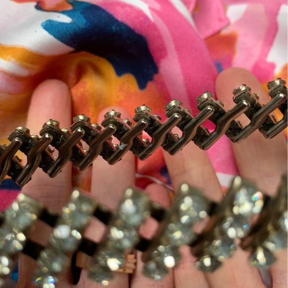 Vintage rhinestone bracelet. Circa 1960s - Picture 4 of 6